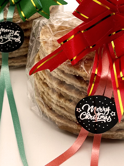 Dozen gluten-free Christmas/Holiday/New Year Stroopwafels