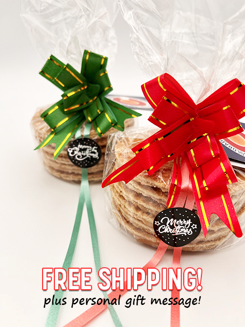 Dozen Christmas/Holiday/New Year Stroopwafels