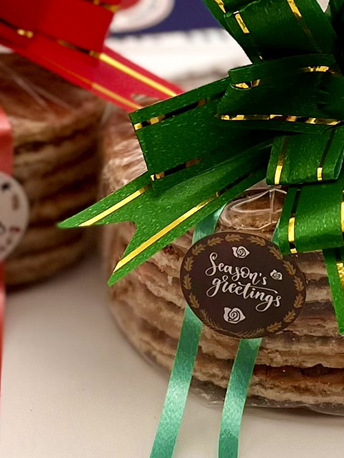 Dozen gluten-free Christmas/Holiday/New Year Stroopwafels