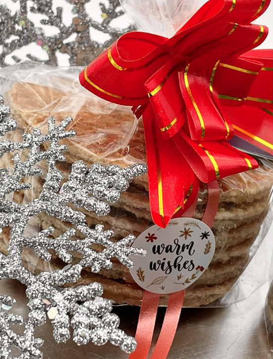 Dozen gluten-free Christmas/Holiday/New Year Stroopwafels