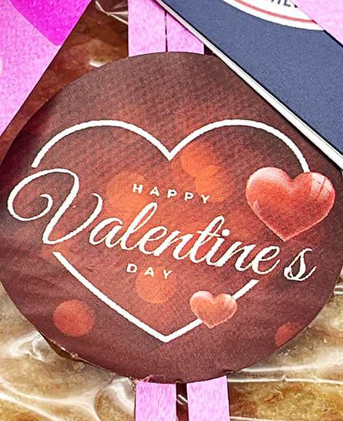 Heart-shaped Valentine Stroopwafel