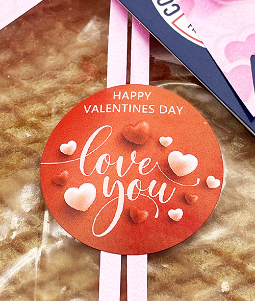 Heart-shaped Valentine Stroopwafel